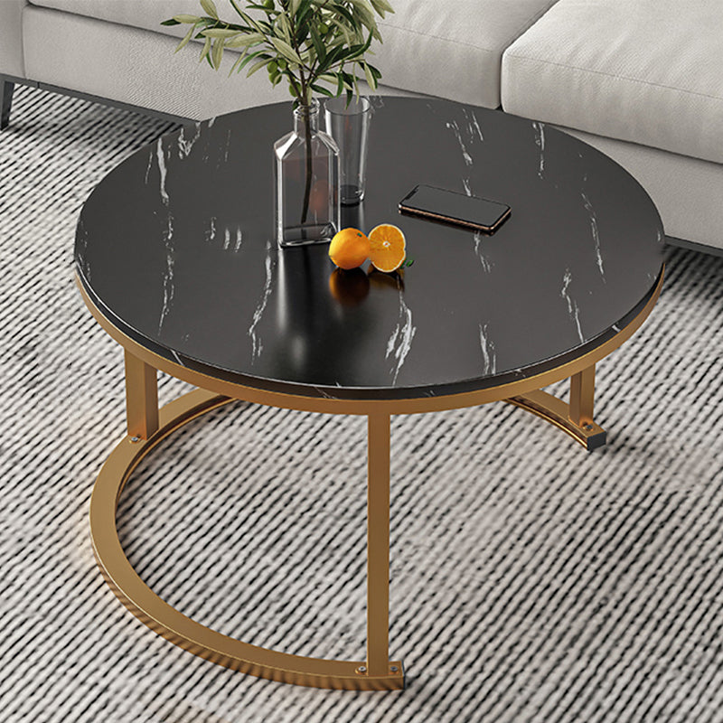 Slate Nesting Coffee Table Set No Distressing Round Coffee Table Set