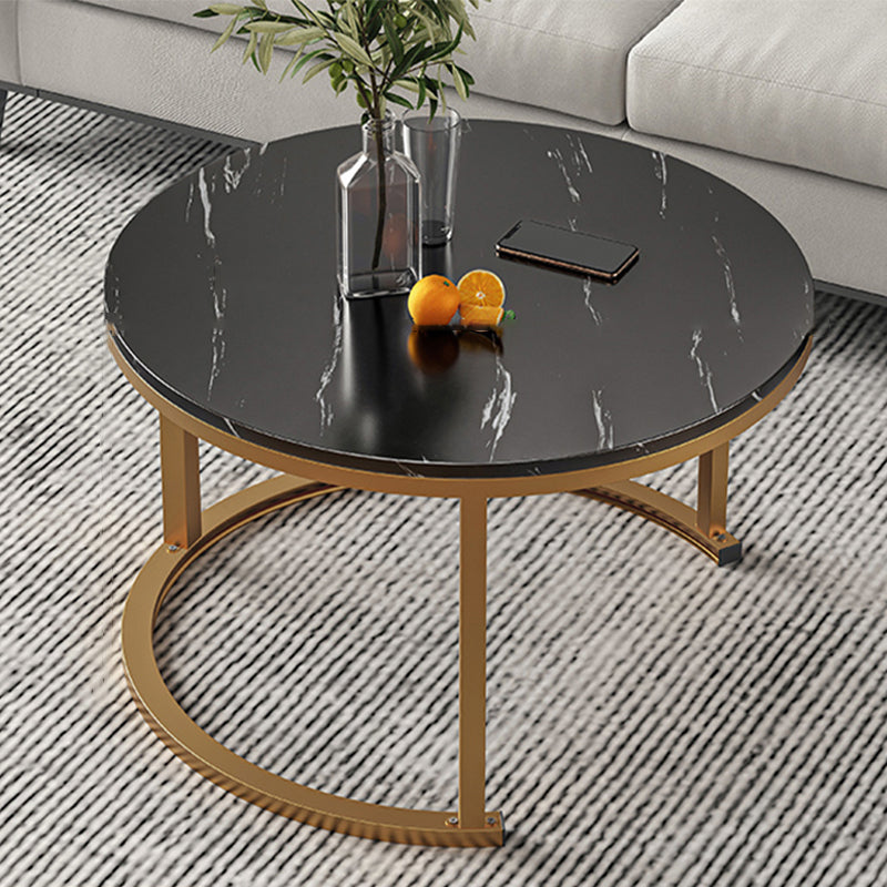 Slate Nesting Coffee Table Set No Distressing Round Coffee Table Set