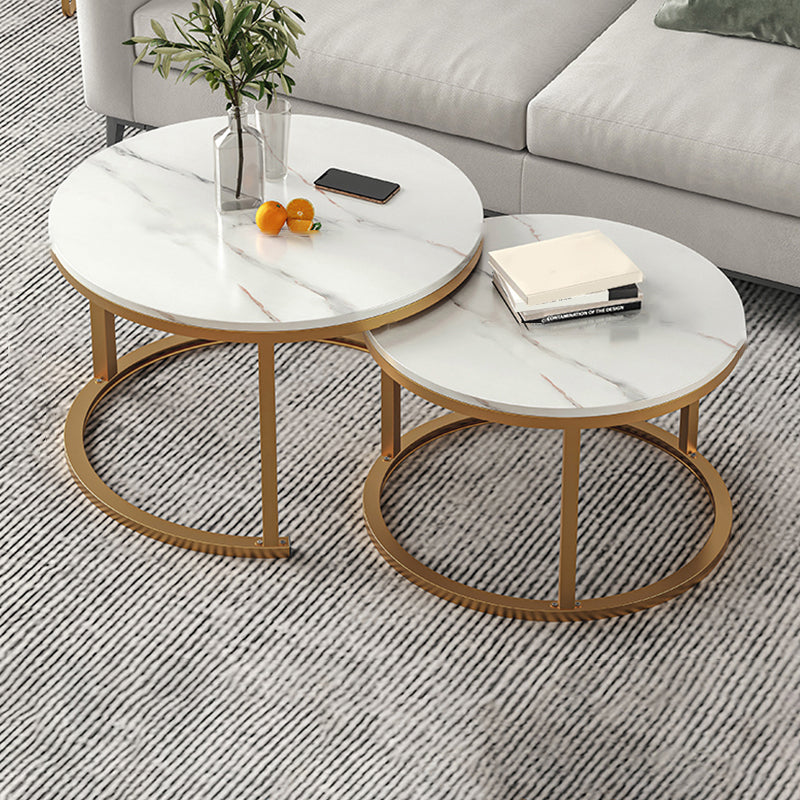 Slate Nesting Coffee Table Set No Distressing Round Coffee Table Set