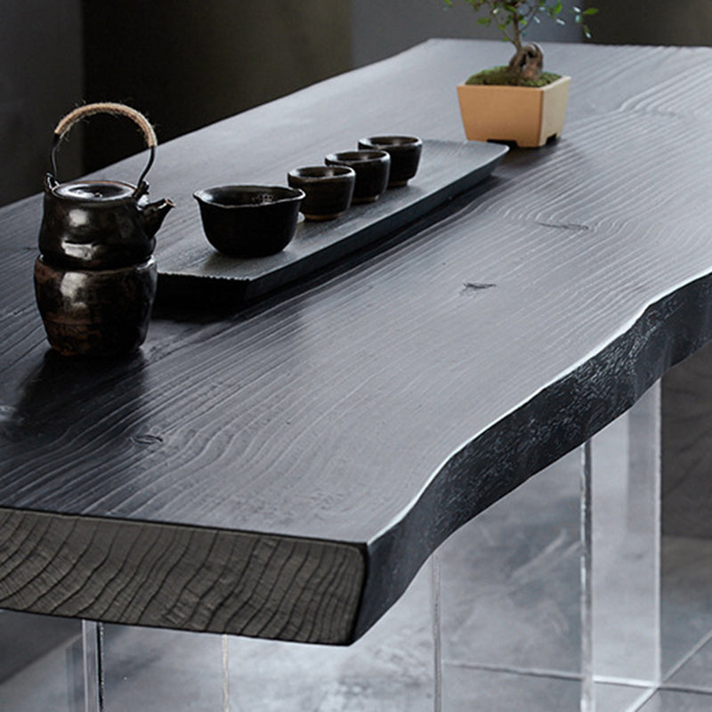 Modern 1/7 Pieces Dining Set Rectangle Pine Wood Dining Table for Kitchen