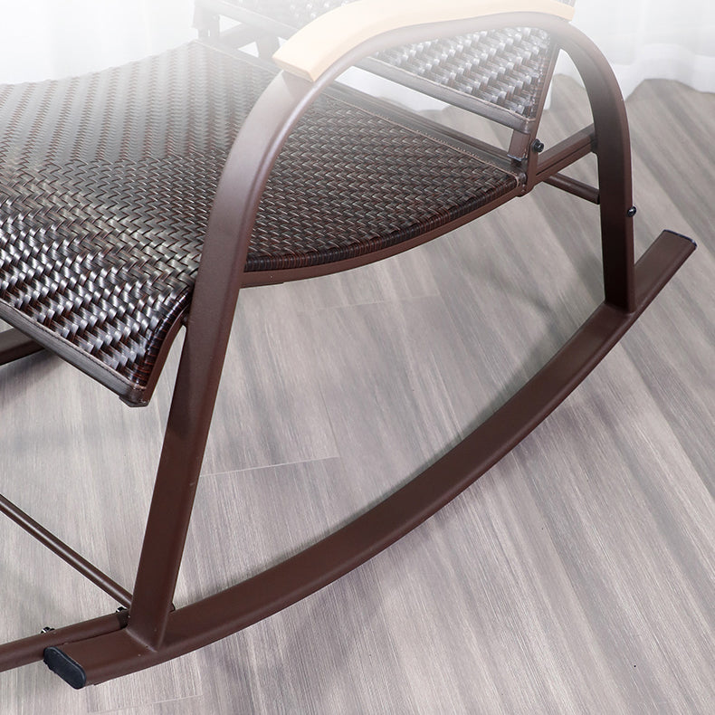 Mid Century Modern Rattan Rocking Chair Indoor Rocking Chair