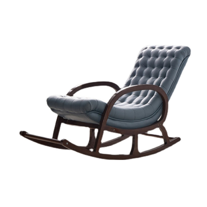 Wooden Leisure Chaise Lazy Sofa Chair Lounge Modern Rocking Chair