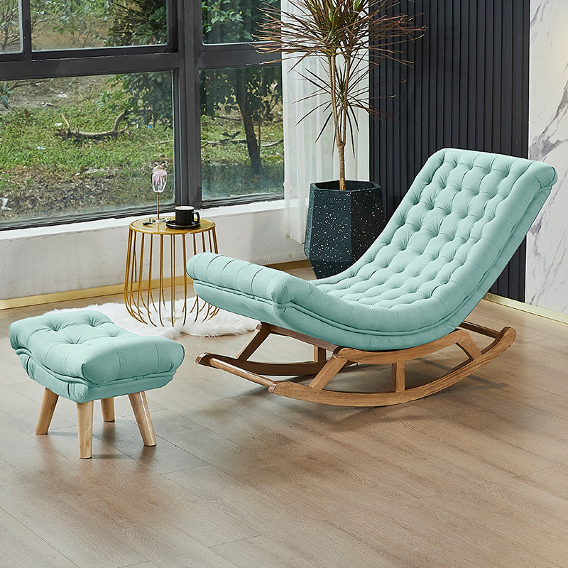 Light Luxury Modern Style Lazy Sofa Chair Leisure Chaise Lounge Rocking Chair