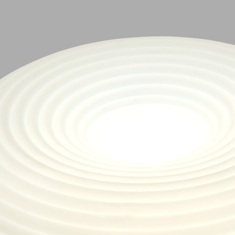 White Shaded Flush Mount Lighting Modernism LED Ceiling Light for Home