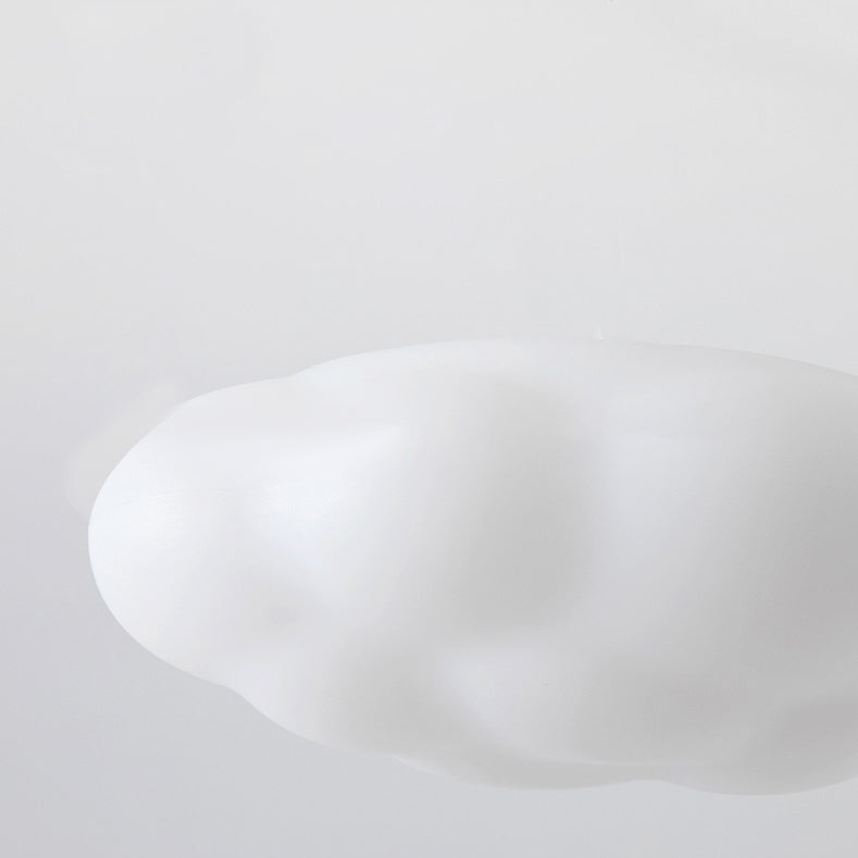 Single Modern White Flush Mount Lighting Acrylic LED Ceiling Light for Bedroom