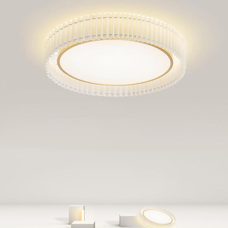 Single Golden Modern Flush Mount Lighting Unique LED Ceiling Light for Bedroom