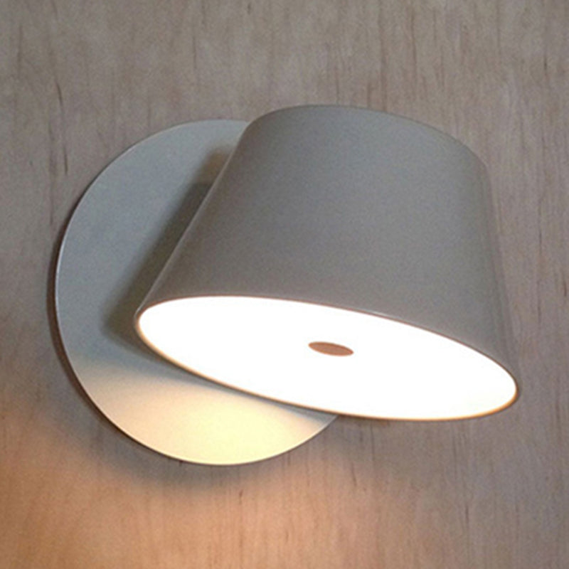 Nordic 1 - Light LED Wall Light Adjustable Iron Wall Sconce in 3 Colors