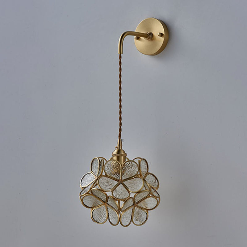 Nordic Style Copper Wall Light Colorful Ball Shape Wall Lamp for Living Room