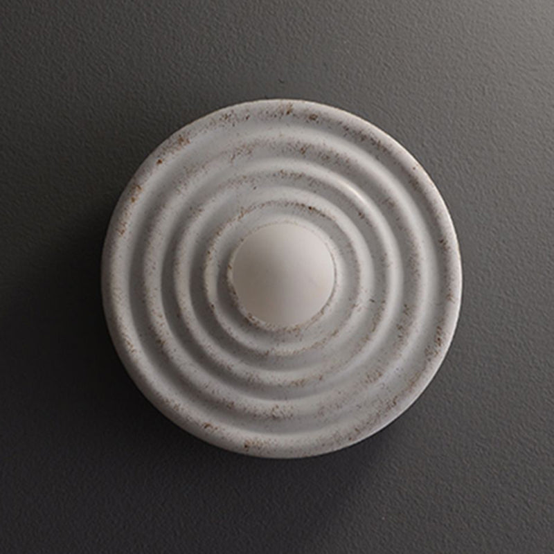 Nordic Style Wall Mount Light Circle Shape Resin Wall Lamp for Living Room