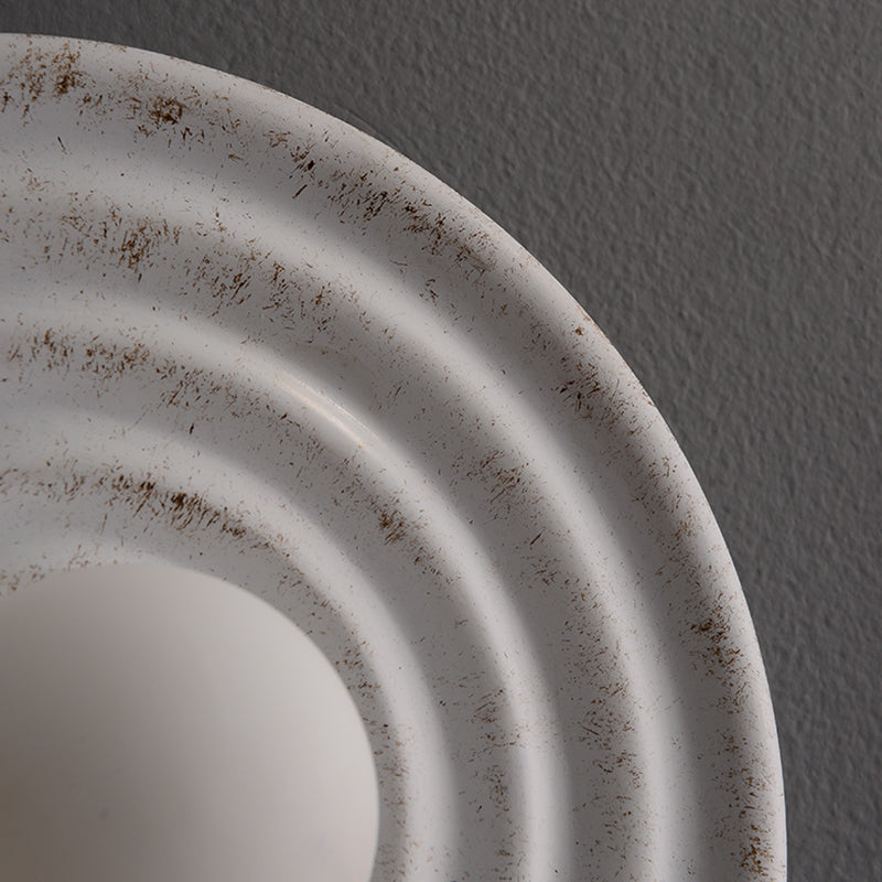 Nordic Style Wall Mount Light Circle Shape Resin Wall Lamp for Living Room