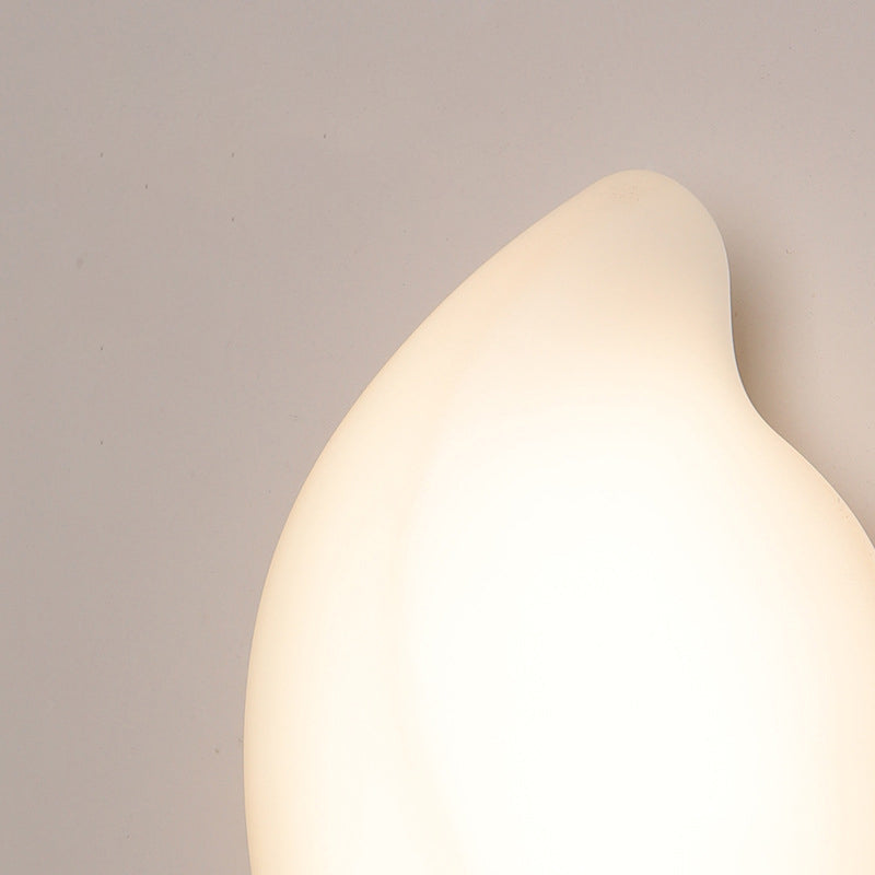 Single Modern White Wall Mounted Sconce Acrylic Wall Light for Bedroom