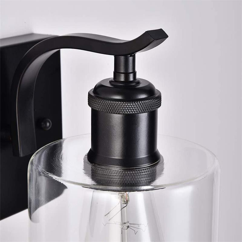 Industrial Style Metal Vanity Light Cylinder Shape Vanity Lamp for Shower Room