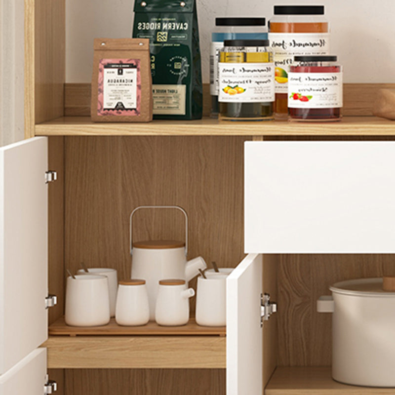 Contemporary Dining Hutch Wood Storage Cabinet for Dining Room