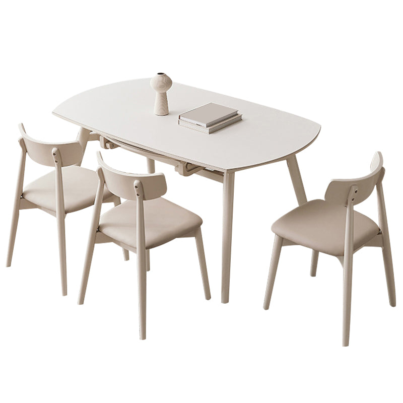 Sintered Stone Dining Table Modern Rectangle Dining Table for Kitchen