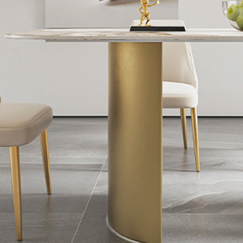 Nordic 1/4/5/6/7 Pieces Dining Set Rectangle Stone Dining Table for Kitchen Dining Room