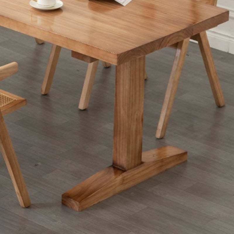 Modern 1/4/5 Pieces Dining Set Pine Wood Rectangle Dining Table for Dining Room