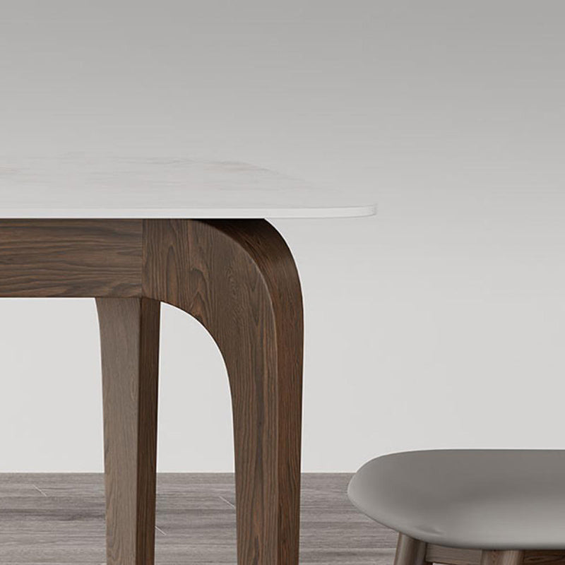 Modern 1/4/5/6/7 Pieces Dining Set Rectangle Stone Dining Table for Kitchen