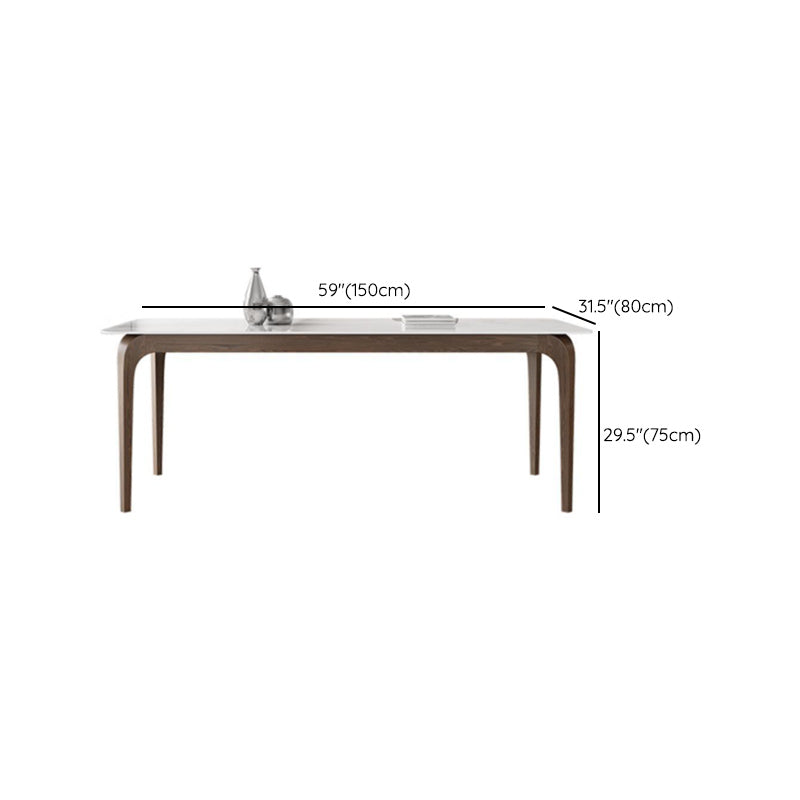 Modern 1/4/5/6/7 Pieces Dining Set Rectangle Stone Dining Table for Kitchen