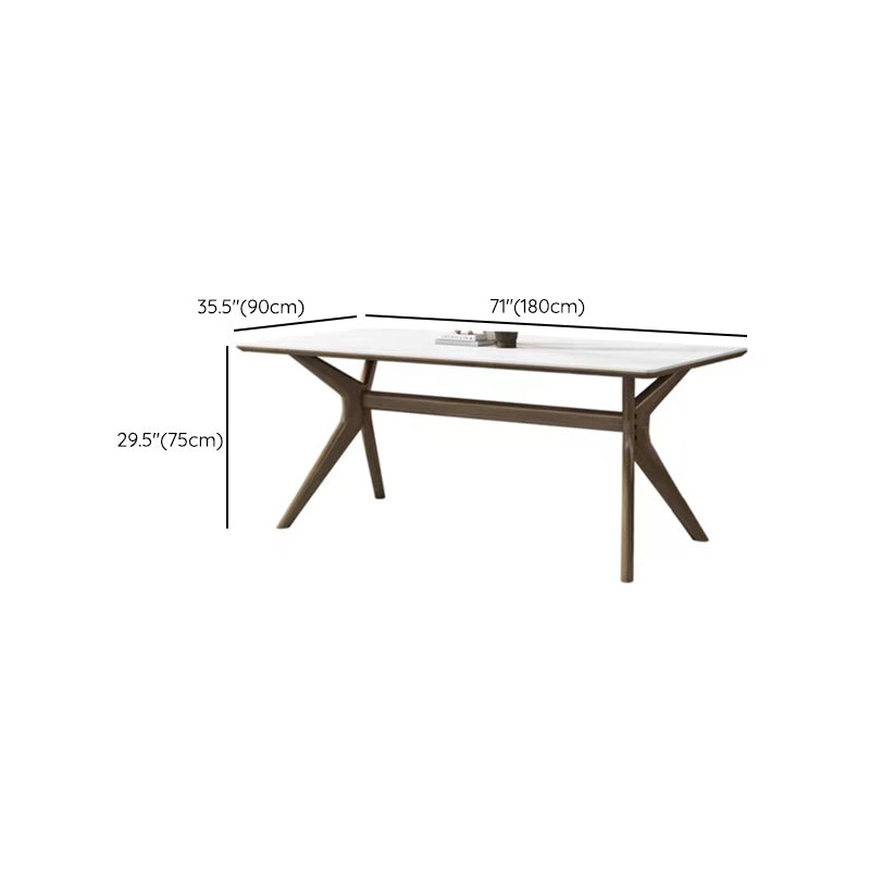 Modern 1/2/5/6 Pieces Dining Set Rectangle Stone Dining Table for Dining Room