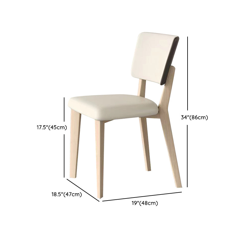 Stone Dining Table Set with Ash Wood Frame 1/4/5/7 Pcs Contemporary White Dining Set