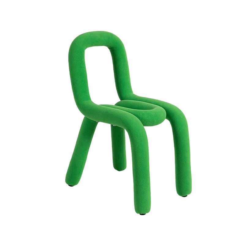 Home Fabric Dining Chairs Designer Style Open Back Armless Chair