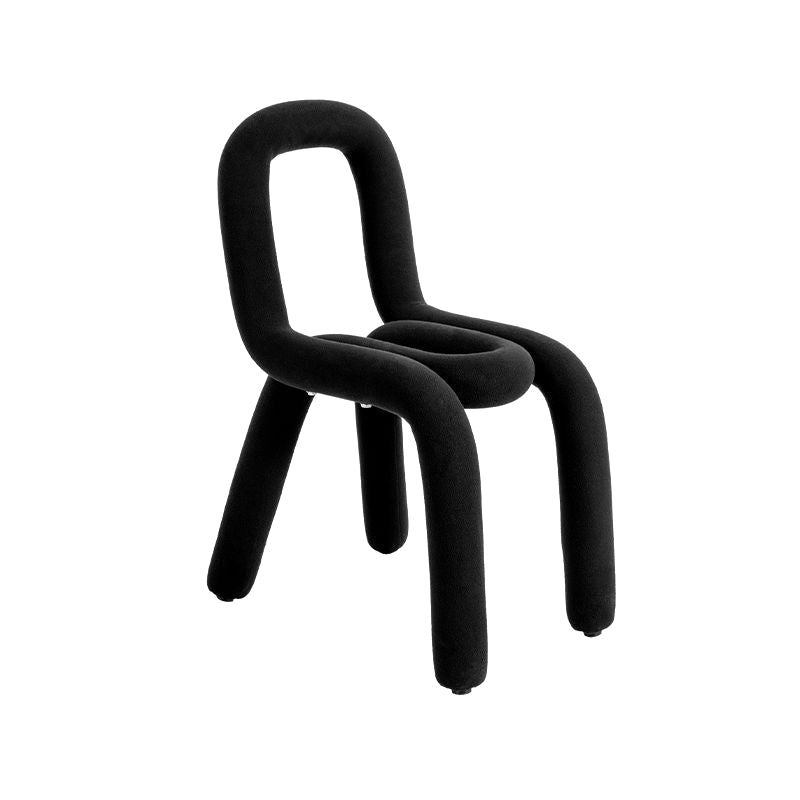 Home Fabric Dining Chairs Designer Style Open Back Armless Chair