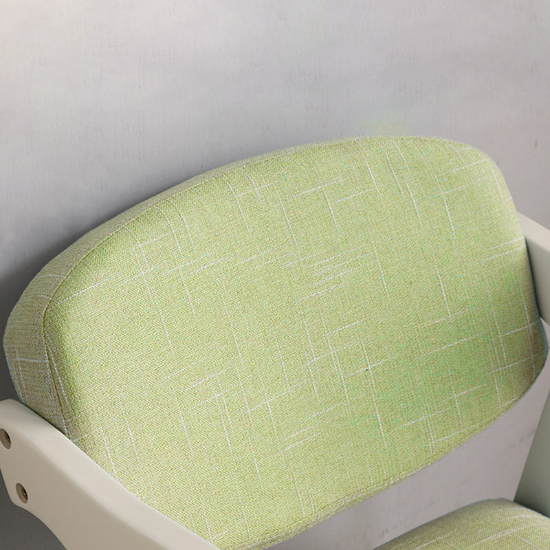 Solid Wood Dining Chair Modern Style Open Back Arm Chair for Dining Room