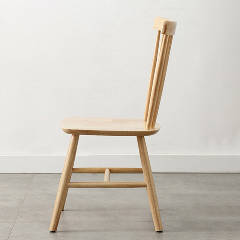 Wood Modern Style Dining Chair Windsor Back Side Chair for Dining Room