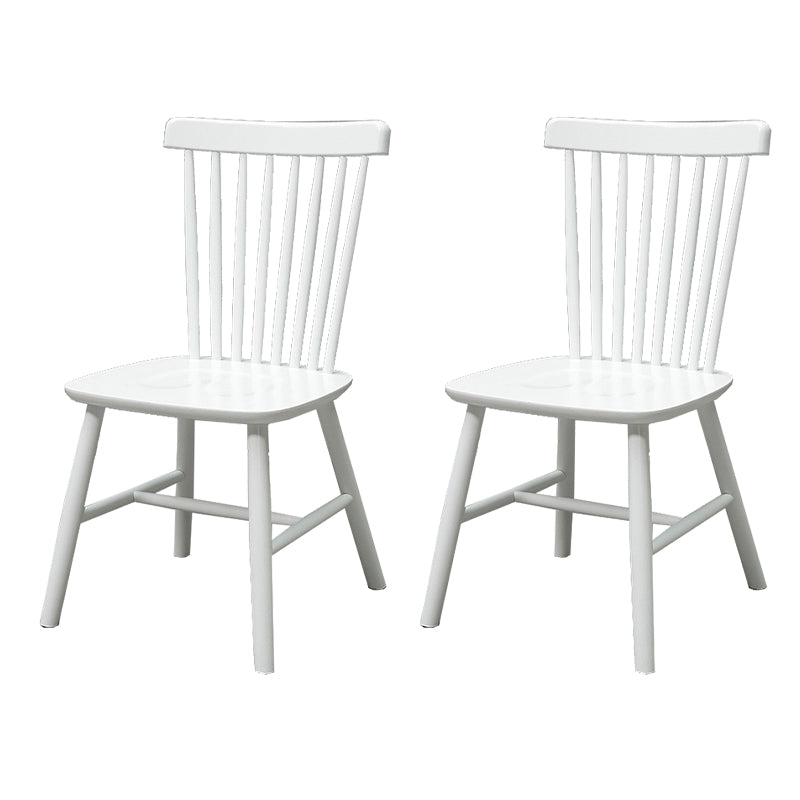 Wood Modern Style Dining Chair Windsor Back Side Chair for Dining Room