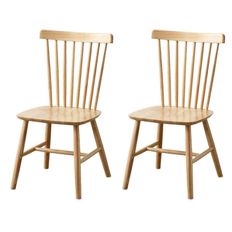 Wood Modern Style Dining Chair Windsor Back Side Chair for Dining Room