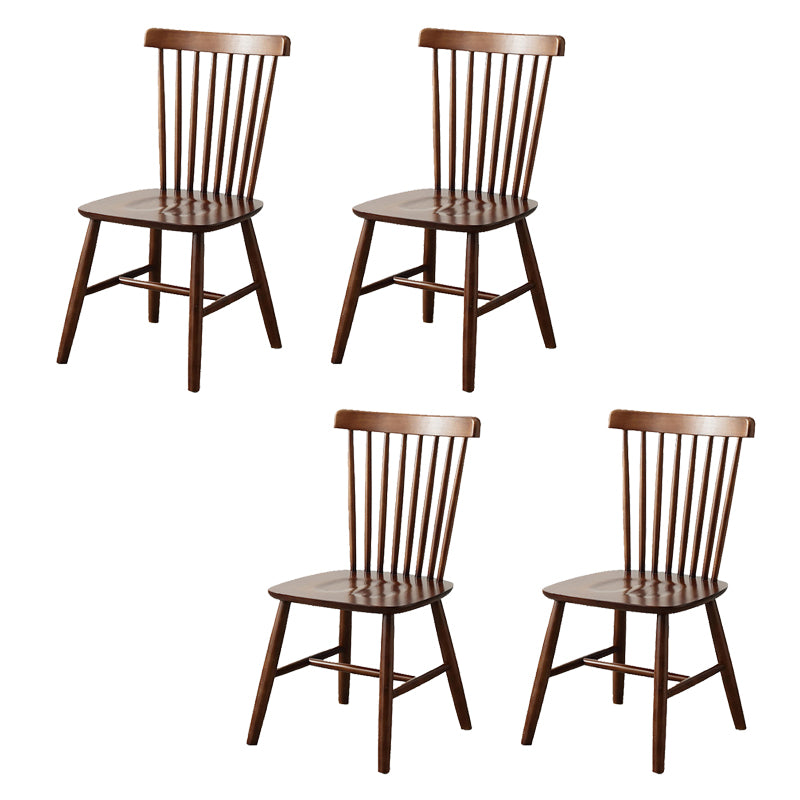 Wood Modern Style Dining Chair Windsor Back Side Chair for Dining Room