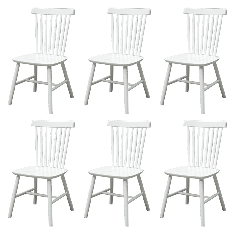 Wood Modern Style Dining Chair Windsor Back Side Chair for Dining Room
