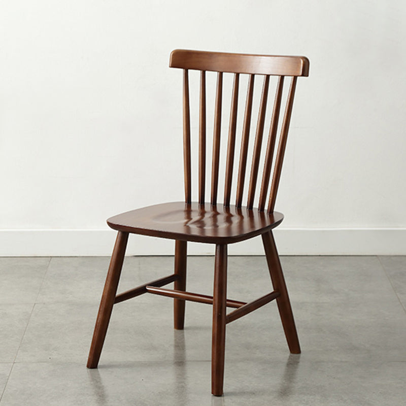 Wood Modern Style Dining Chair Windsor Back Side Chair for Dining Room