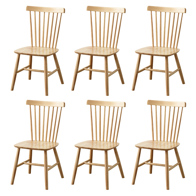 Wood Modern Style Dining Chair Windsor Back Side Chair for Dining Room
