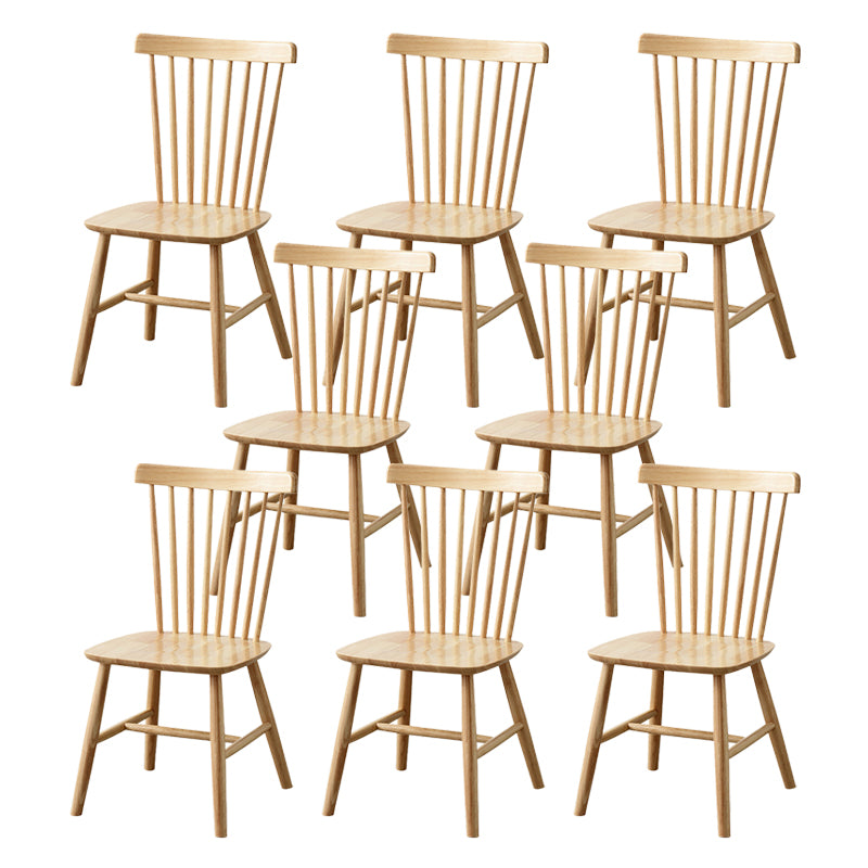 Wood Modern Style Dining Chair Windsor Back Side Chair for Dining Room