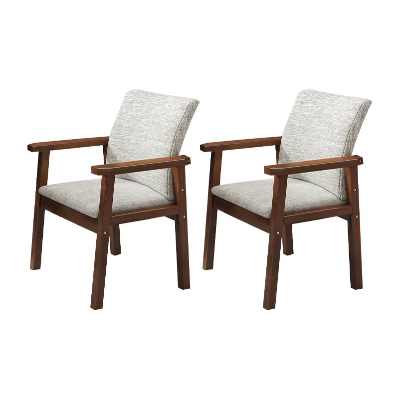 Solid Wood Dining Chair Modern Style Arm Chair for Dining Room