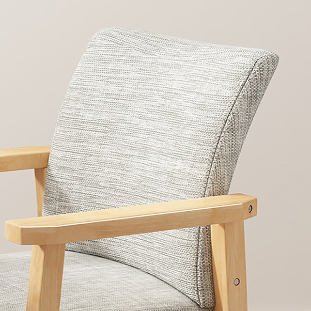 Solid Wood Dining Chair Modern Style Arm Chair for Dining Room