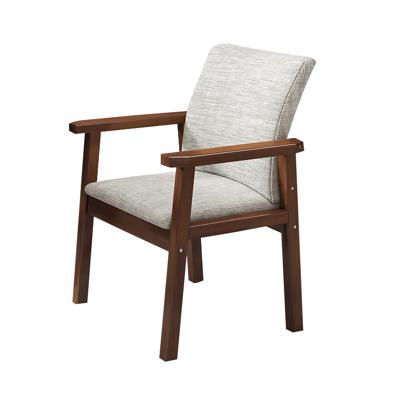 Solid Wood Dining Chair Modern Style Arm Chair for Dining Room