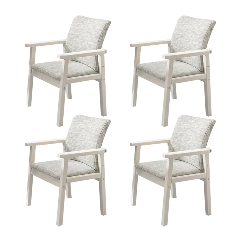 Solid Wood Dining Chair Modern Style Arm Chair for Dining Room