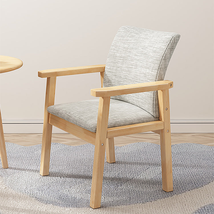 Solid Wood Dining Chair Modern Style Arm Chair for Dining Room