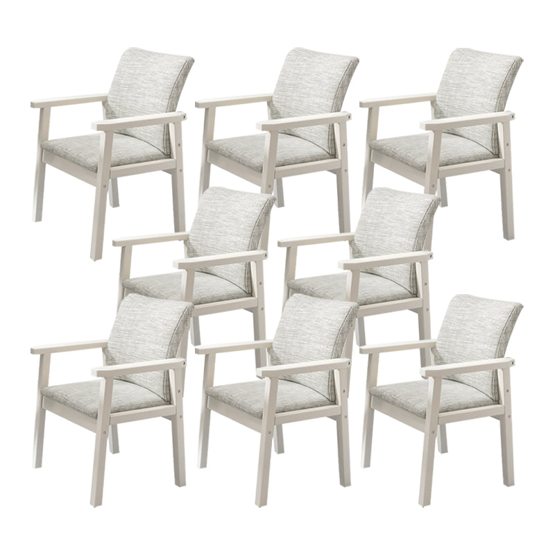 Solid Wood Dining Chair Modern Style Arm Chair for Dining Room