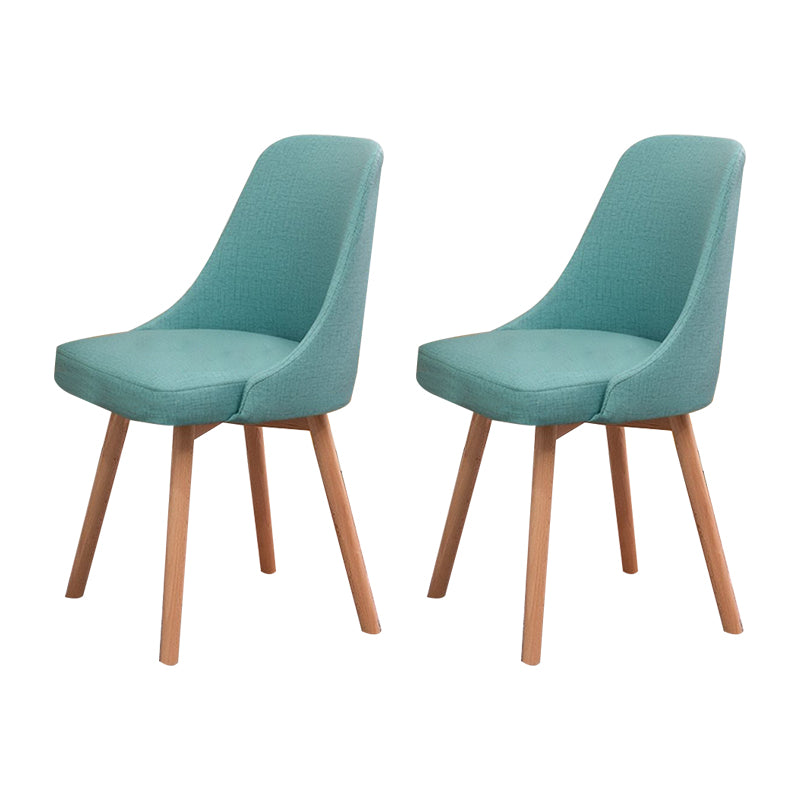 Solid Wood Dining Chair Industrial Style Swivel Side Chair for Dining Room