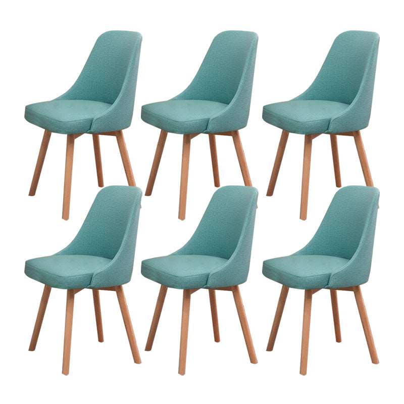 Solid Wood Dining Chair Industrial Style Swivel Side Chair for Dining Room