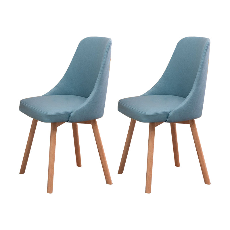 Solid Wood Dining Chair Industrial Style Swivel Side Chair for Dining Room