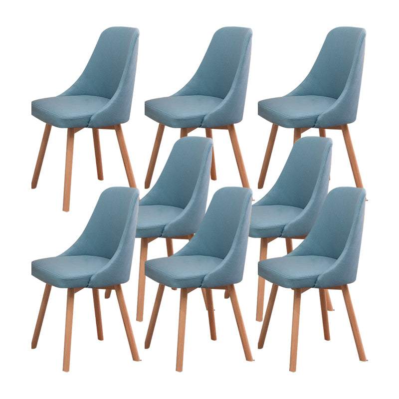 Solid Wood Dining Chair Industrial Style Swivel Side Chair for Dining Room