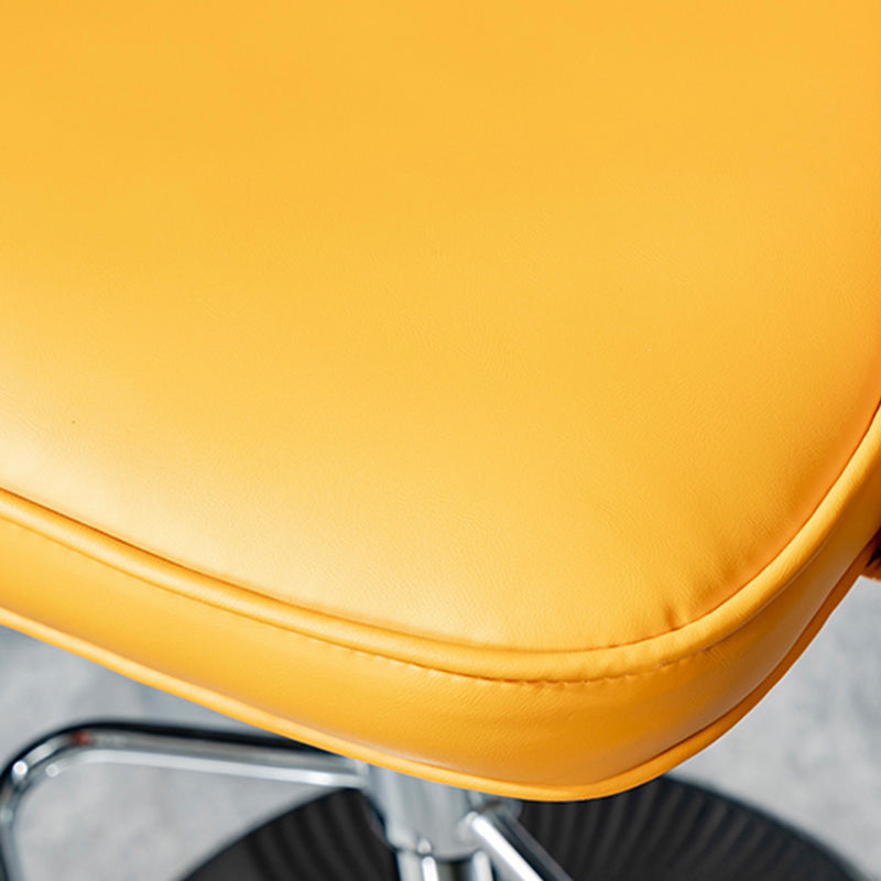 Industrial Liftable Bar Stool PU Leather Counter Bar Stool with Metal Legs for Home