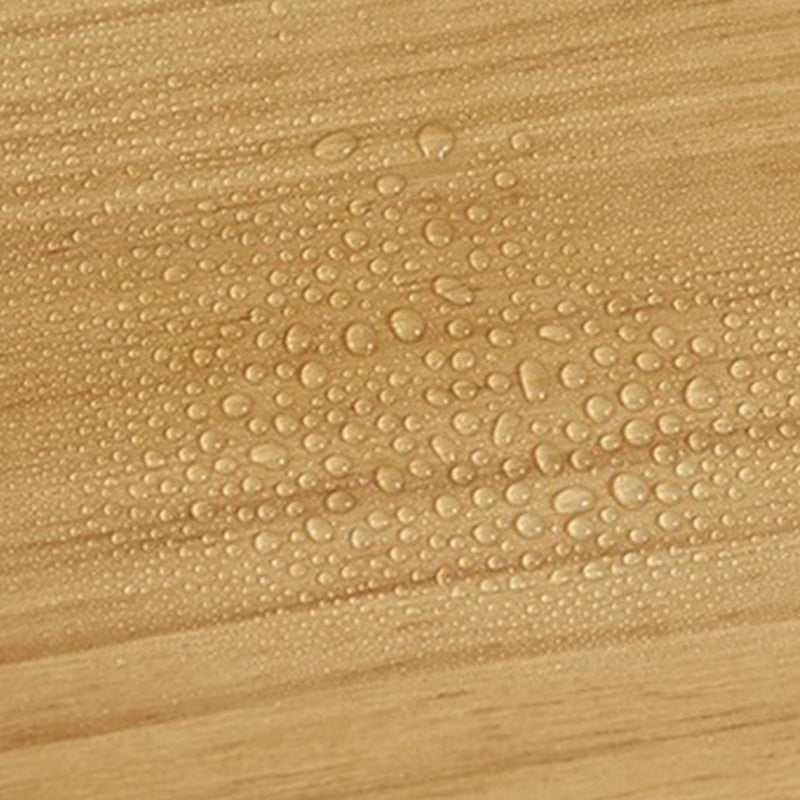 Modern Armless Counter Stool Pine Wood Bar Stool with Pedal for Cafe