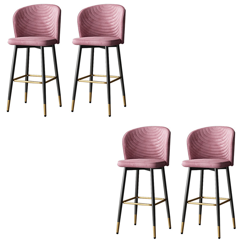 Modern Style Rotatable Barstool Pu Leather Counter Bar Stool with Metal Legs
