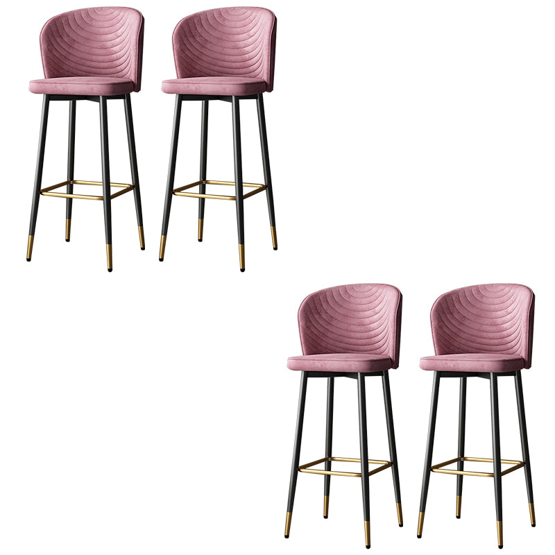 Modern Style Rotatable Barstool Pu Leather Counter Bar Stool with Metal Legs