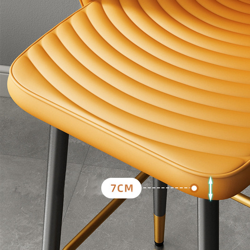 Modern Style Rotatable Barstool Pu Leather Counter Bar Stool with Metal Legs